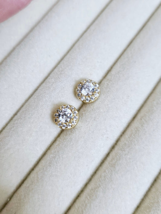 Brilliant Solitaire Earrings