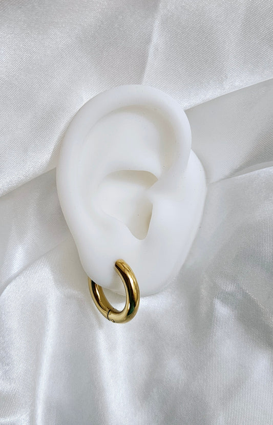 Chunky Huggie Earrings