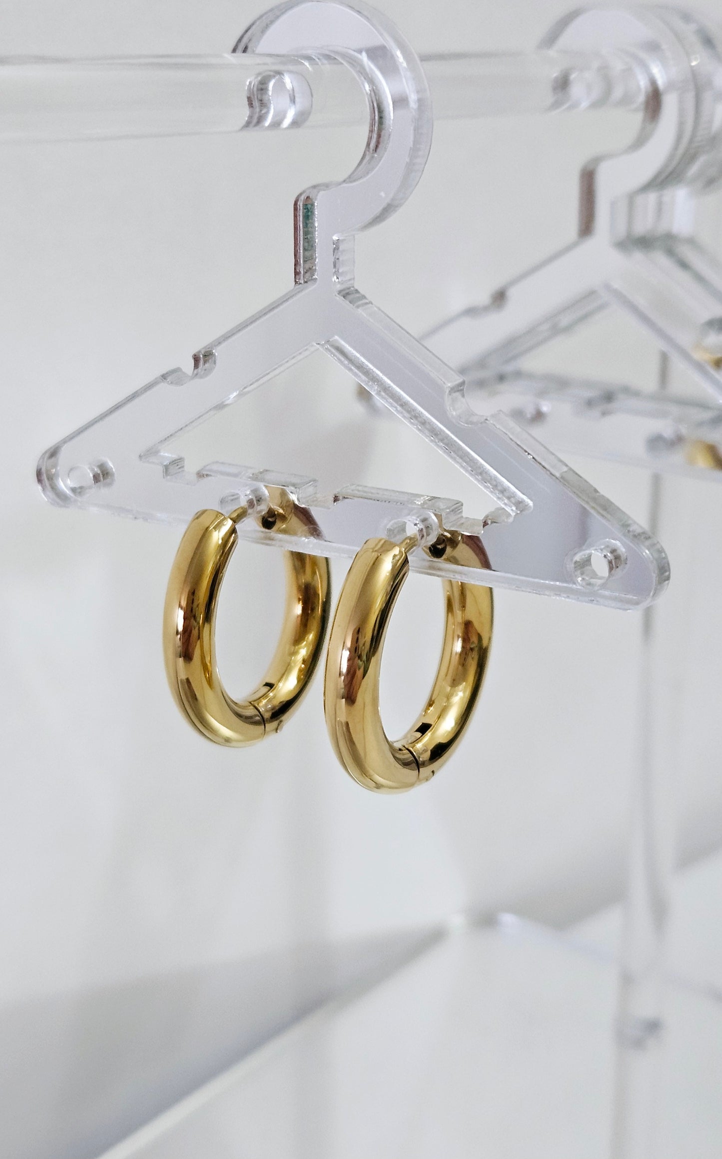 Chunky Huggie Earrings