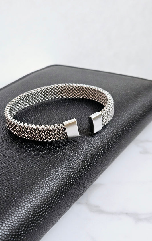 Men's Mesh Cuff Bracelet
