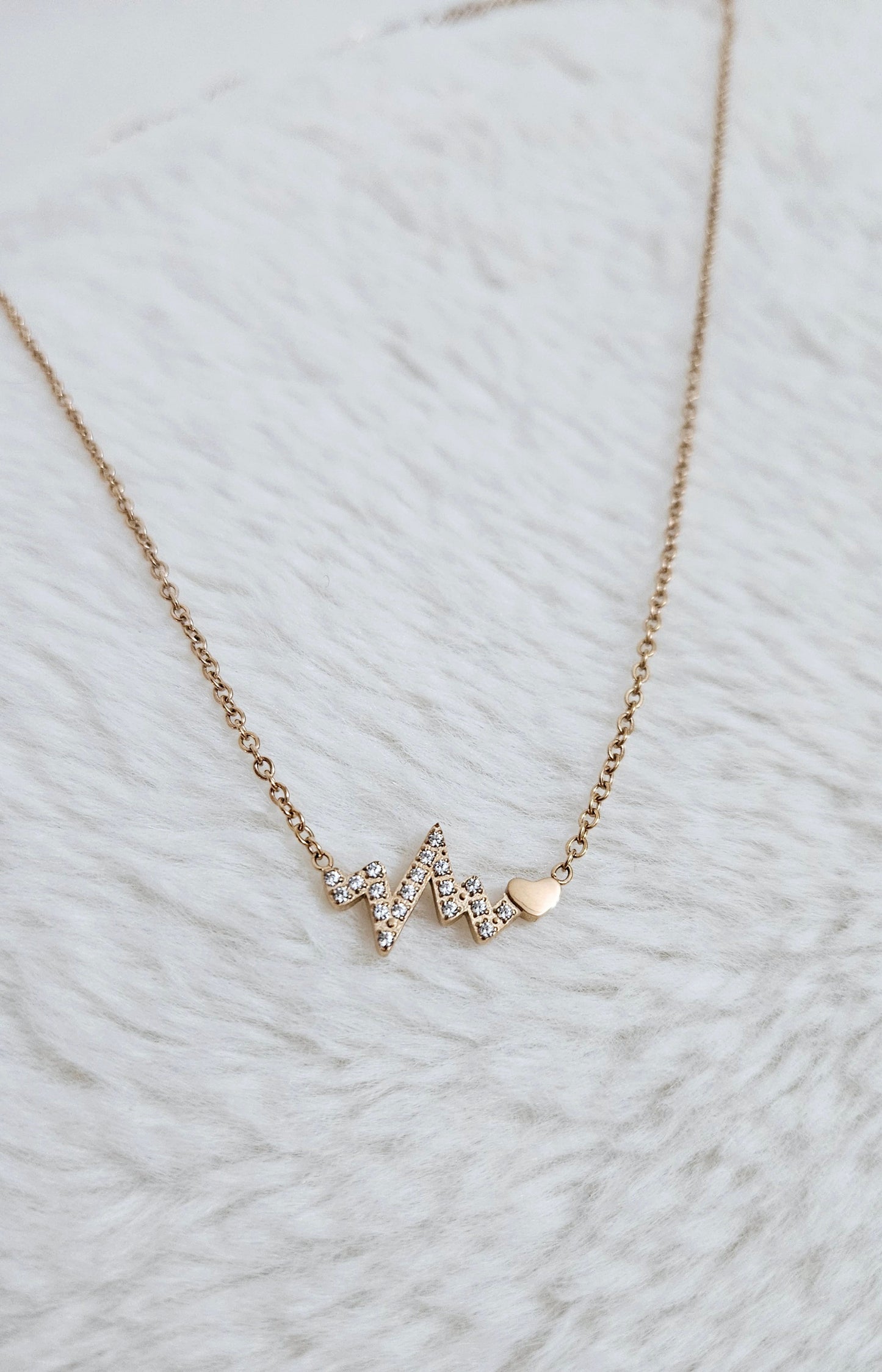 Heartbeat Sparkle Necklace