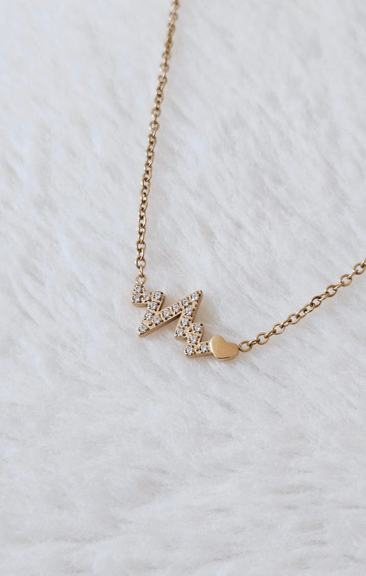 Heartbeat Sparkle Necklace