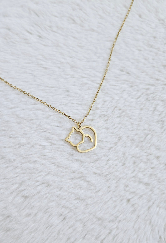 Kitty Cat Charm Necklace