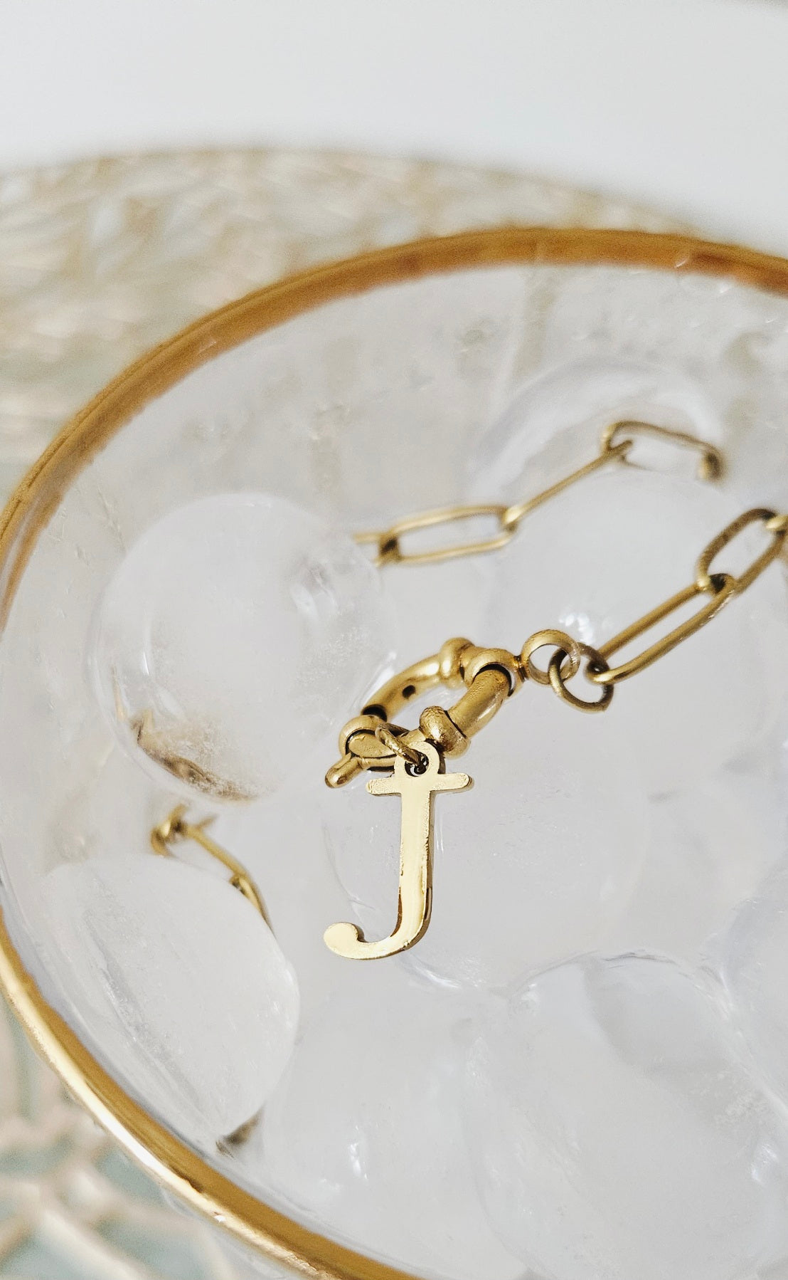 Paper Clip Charm Bracelet