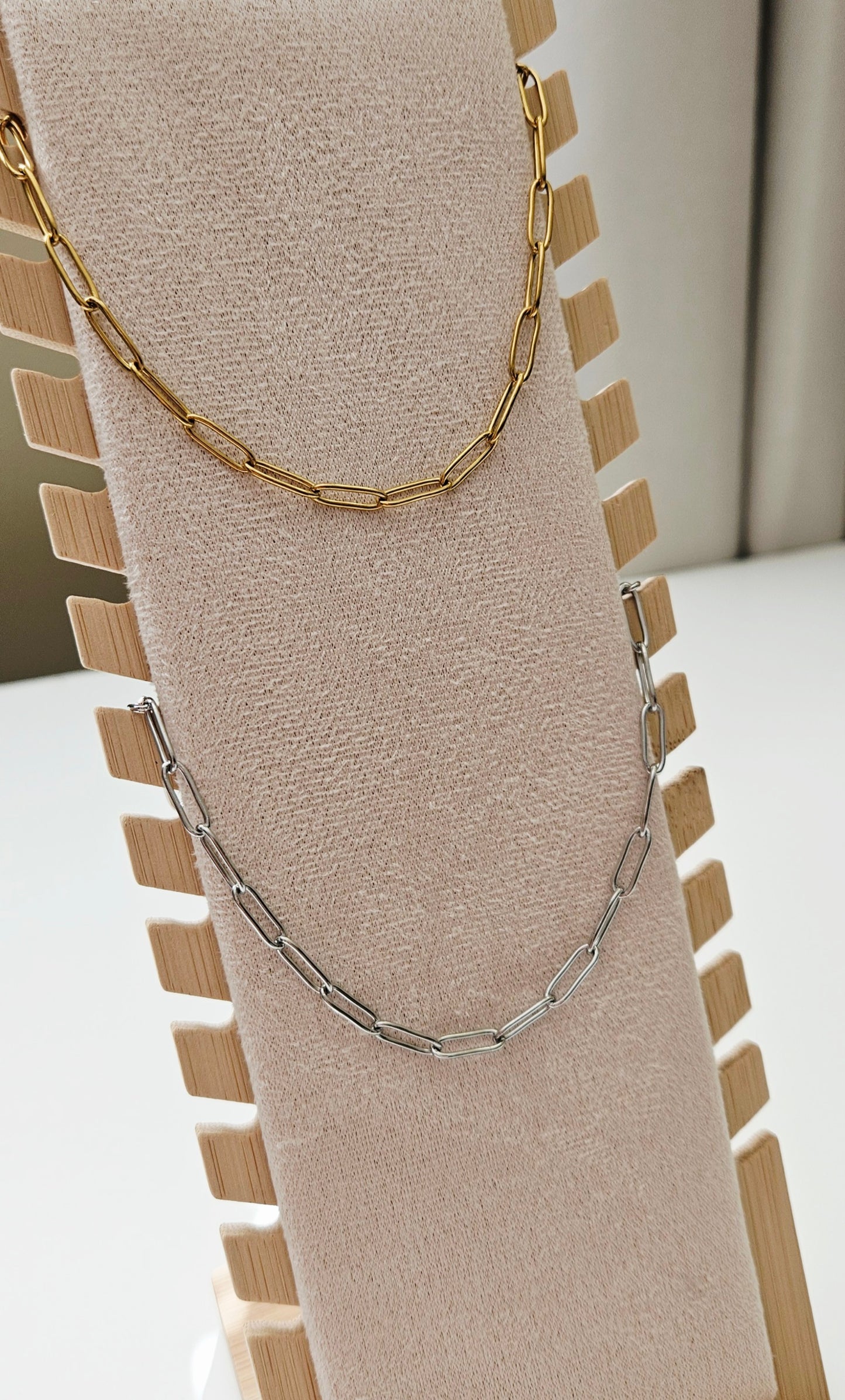 Paper Clip Chain Necklace