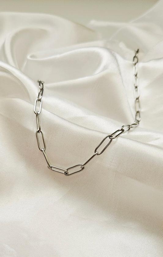 Paper Clip Chain Necklace