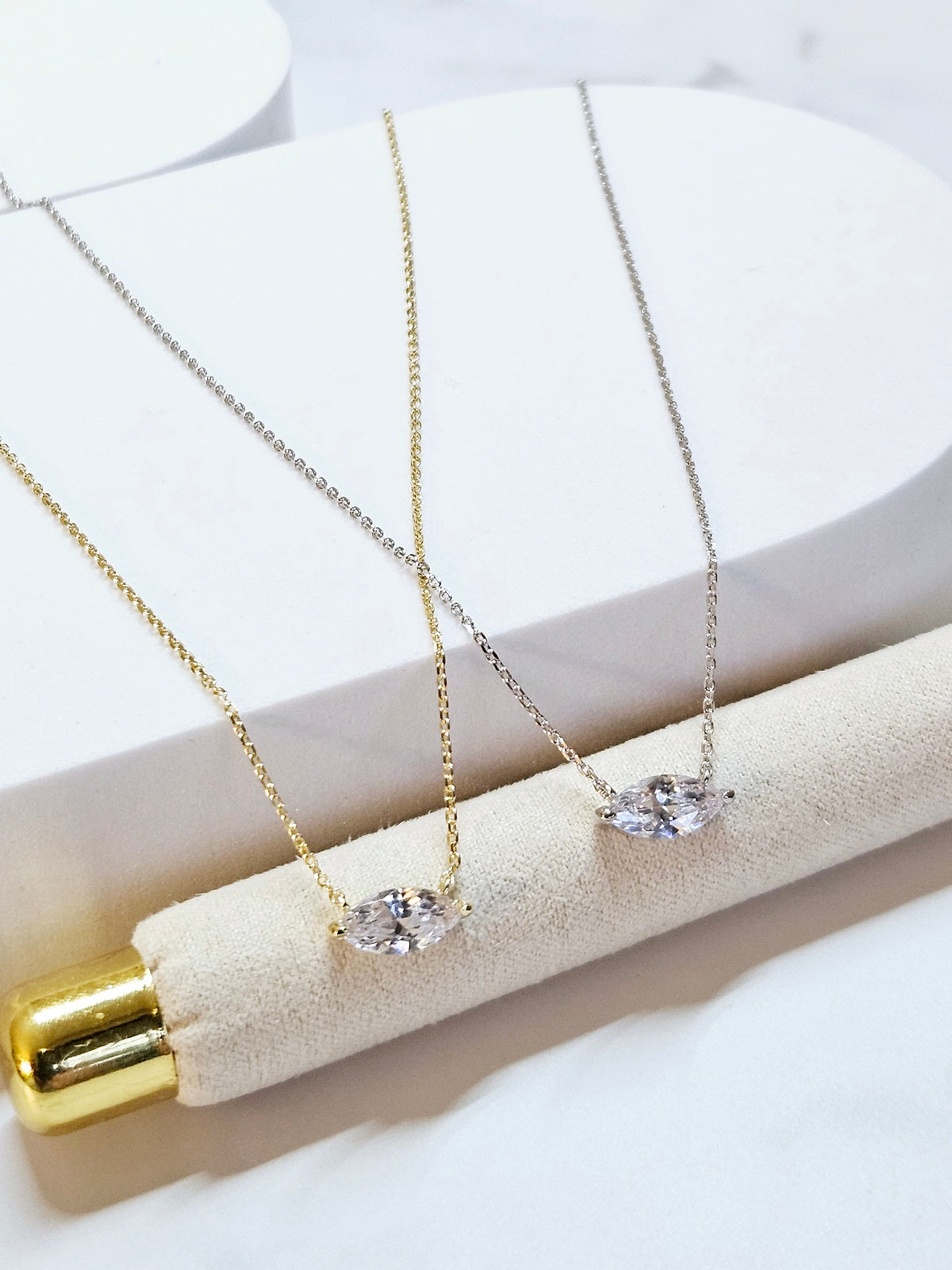 adorable marquise necklace