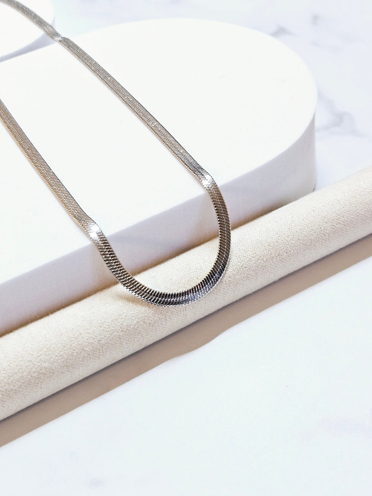 Flat Snake Choker Necklace