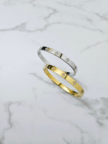 Petal Sparkle Bangle