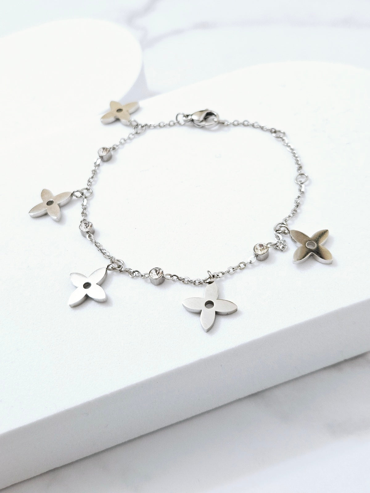 Flower Charm Bracelet