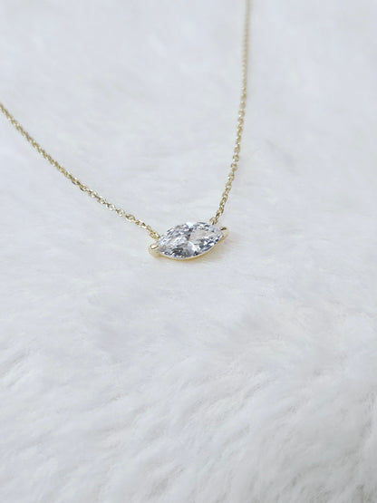 Adorable Marquise Pendant Necklace