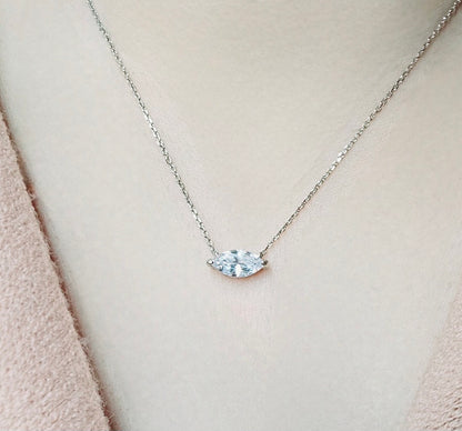 Adorable Marquise Pendant Necklace