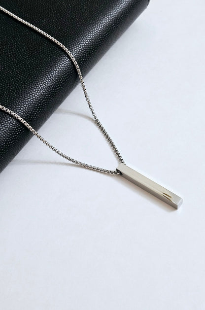 Men's Pendant Bar Necklace