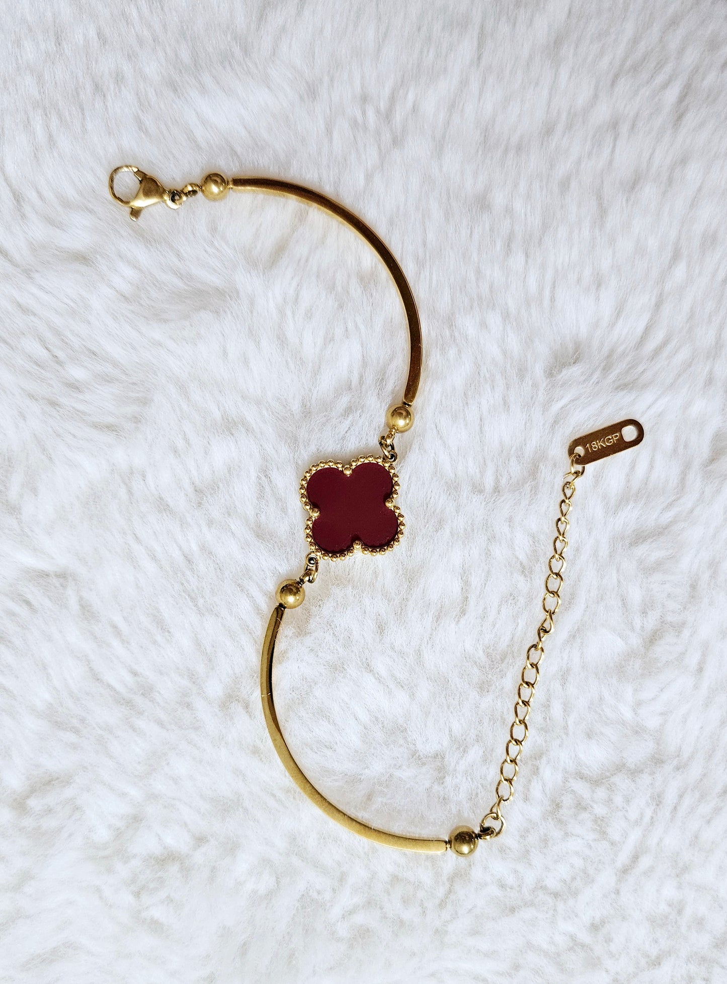 Red Clover Bliss Bracelet