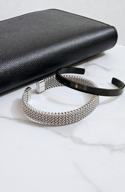 Men's Mesh Cuff Bracelet