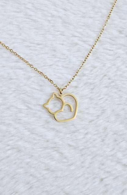 Kitty Cat Charm Necklace