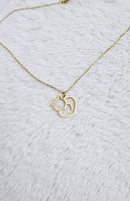Kitty Cat Charm Necklace