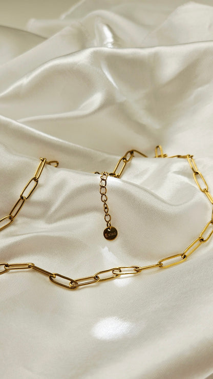 Paper Clip Chain Necklace