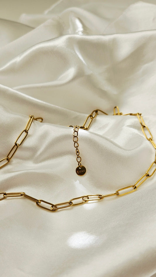 Paper Clip Chain Necklace