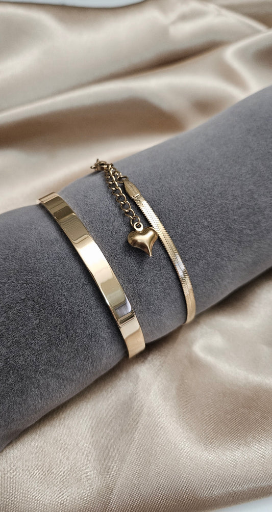 Sweetheart & Promise Bracelet Set